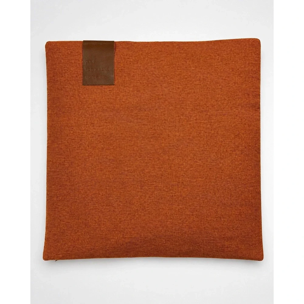 Deconovo Set of 2 Pumpkin Orange Pillow Covers 22 in x 22 in Hidden Zipper